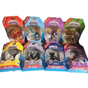 LOT 8 NEW Skylanders Trap Team MASTER KNIGHT MARE LIGHT ENIGMA SHORT CUT KABOOM